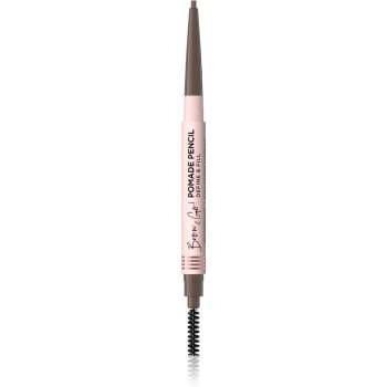 Eveline Cosmetics Brow & Go! creion pentru sprâncene rezistent la apă perie 2 in 1 - imagine 2
